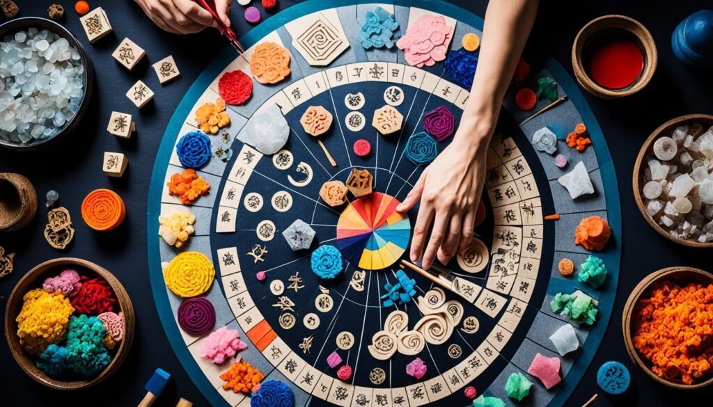 奇門遁甲排盤圖