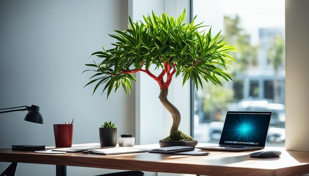 辦公室龍血樹擺設