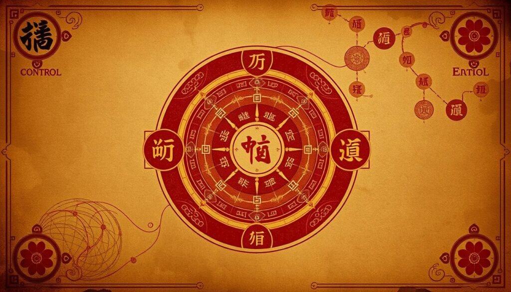 奇門遁甲生克關係圖