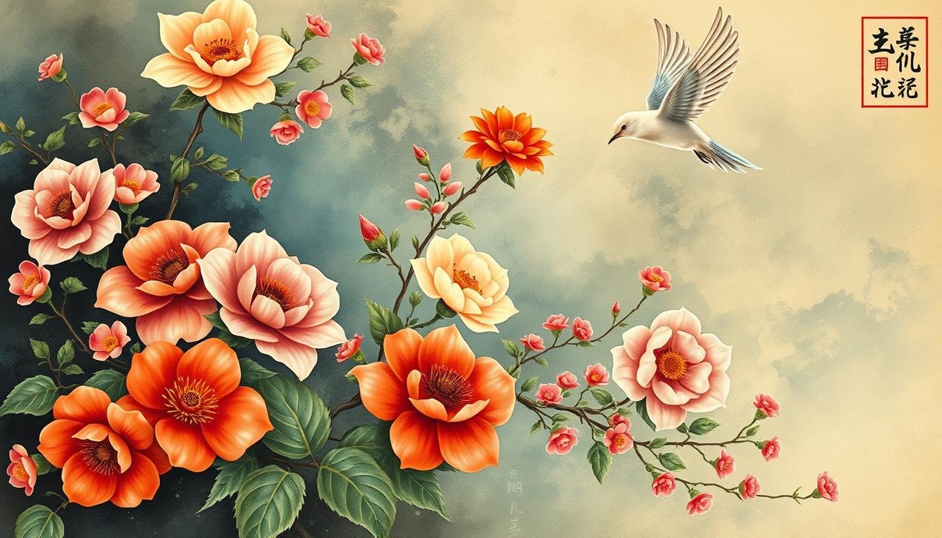 風水畫花鳥元素