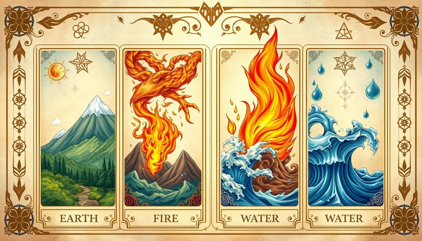 四元素塔羅牌 四元素塔羅牌