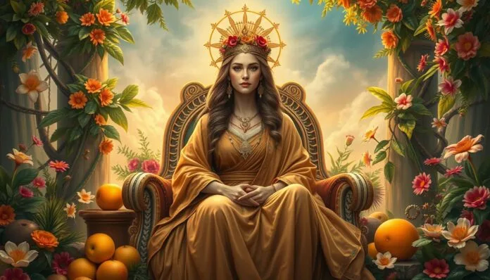 塔羅牌 皇后(The Empress):豐饒與創造力 塔羅牌 皇后(The Empress):豐饒與創造力