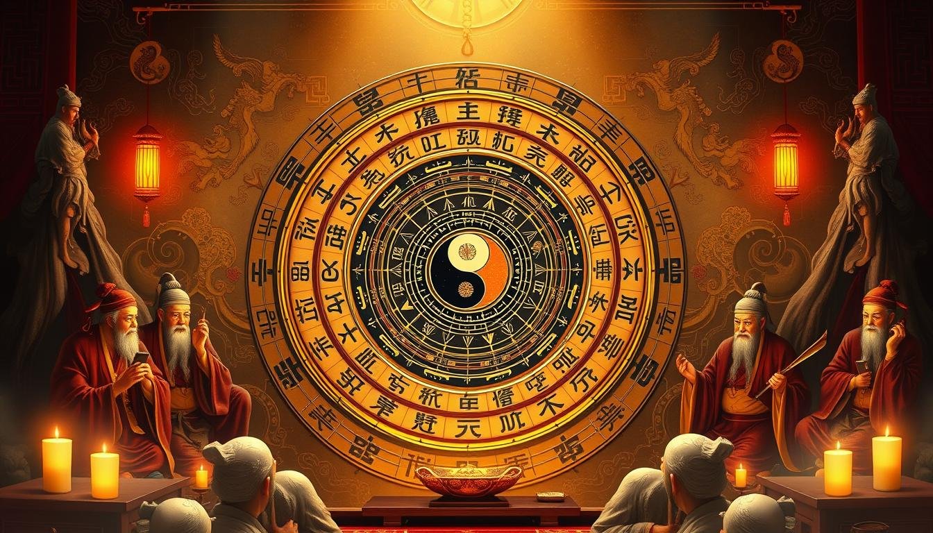 四柱五行命理圖