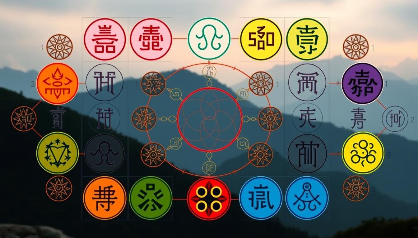 易經卦象關聯圖