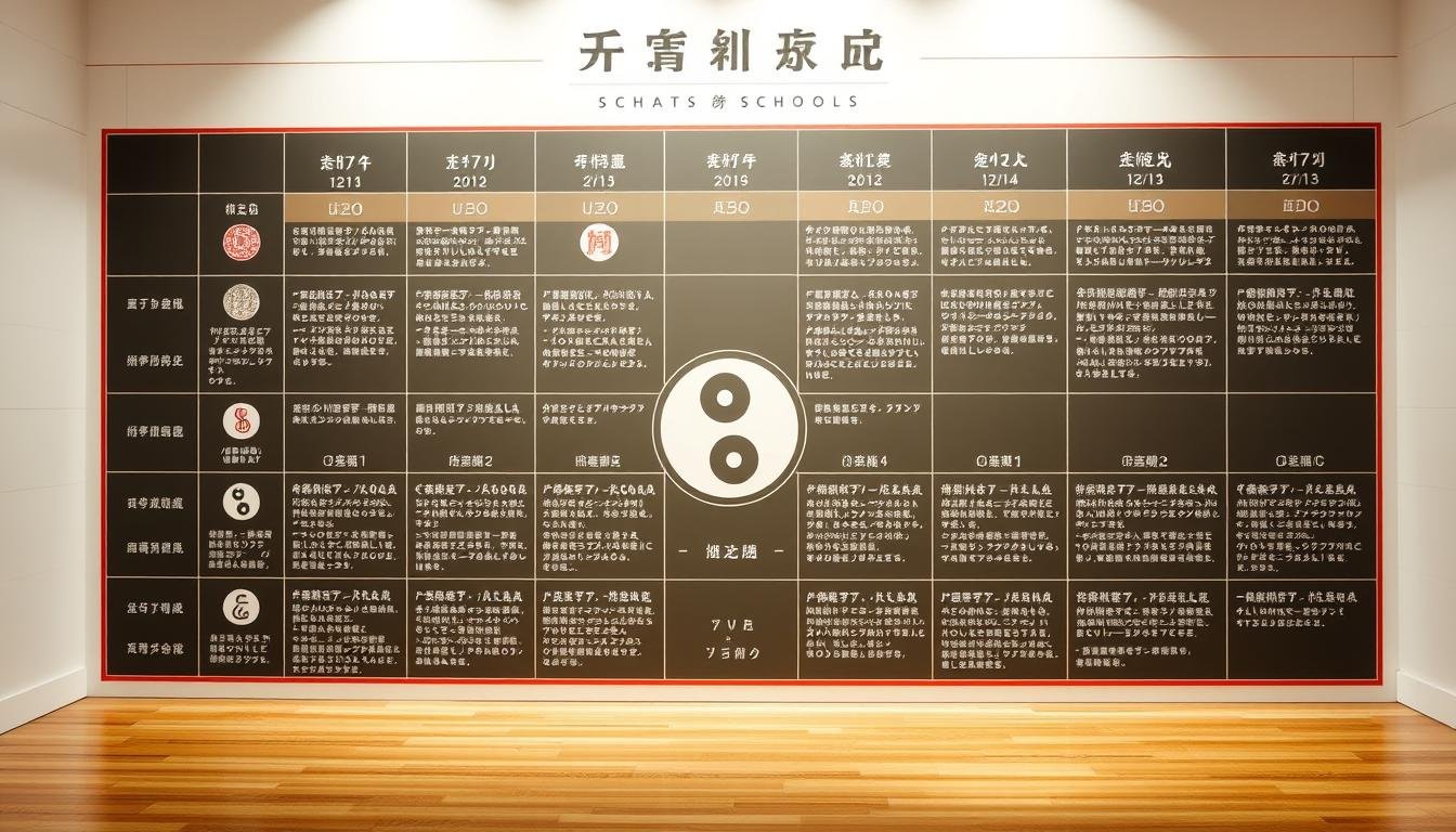 風水流派比較圖