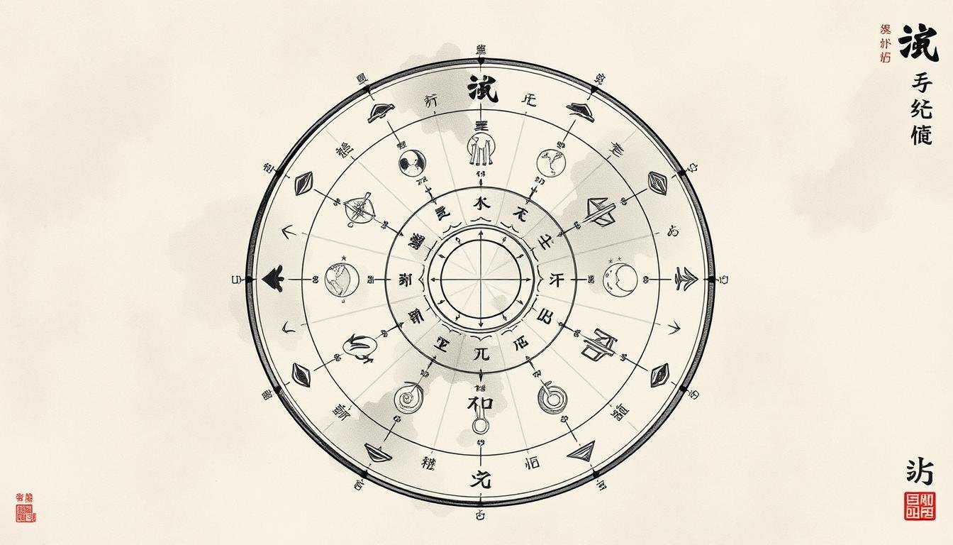 九宮格局星曜分布圖