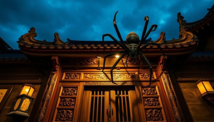 家門口有蜘蛛 家門口有蜘蛛