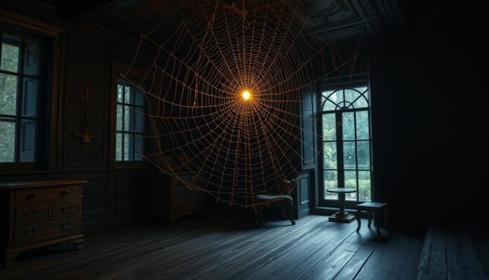 房間有蜘蛛網