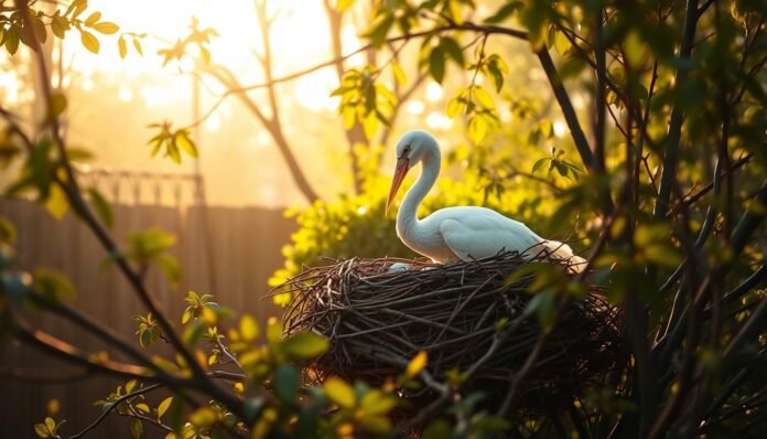 白頭翁來家裡築巢