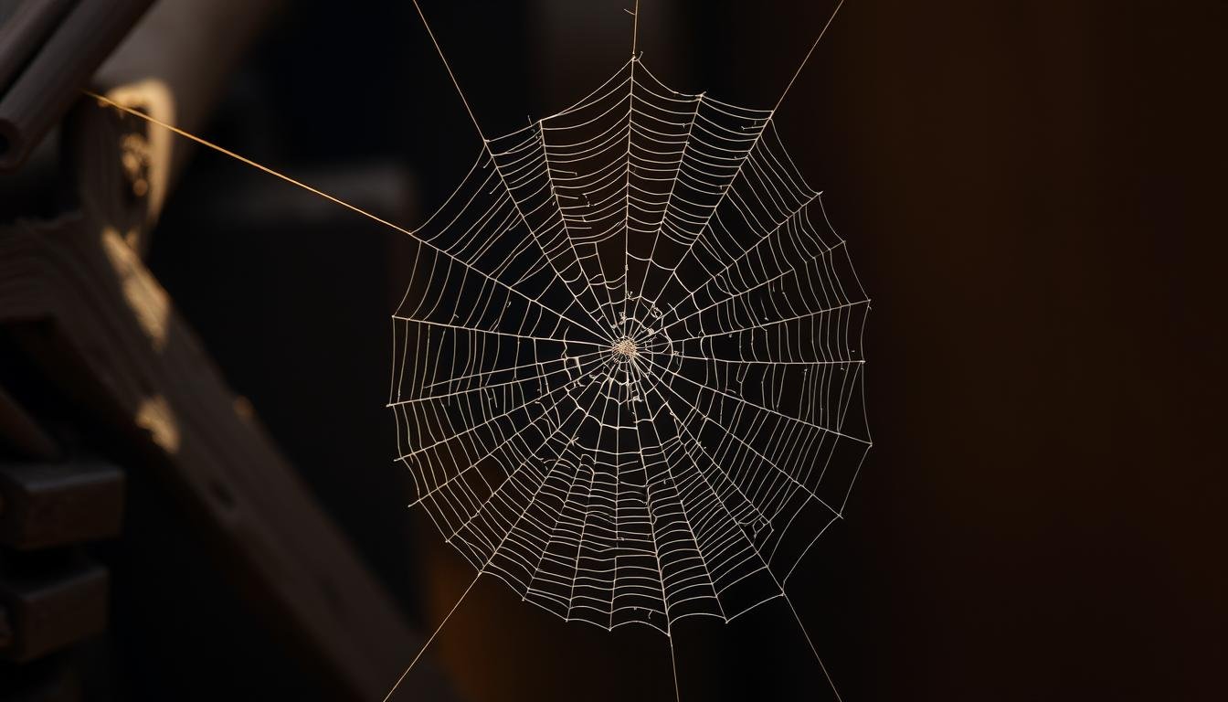 蜘蛛網好運警示