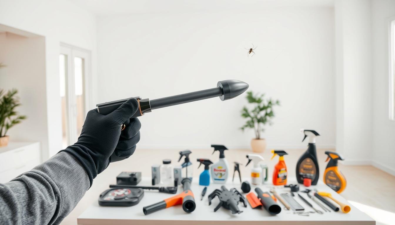 蜘蛛防治工具使用