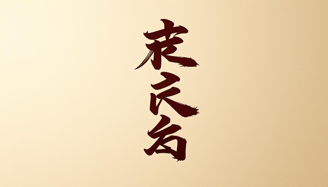 A detailed traditional Chinese character "年" (year) rendered in a rich, calligraphic style. The character is depicted with bold, brushed strokes in a warm, earthy color palette, capturing the weight and elegance of the ancient script. The composition features the character centered within the frame, with a balance of positive and negative space, creating a sense of meditative focus. The lighting is soft and diffused, casting subtle shadows that accentuate the depth and texture of the brushwork. The overall mood is one of timeless wisdom and cultural significance, suitable for conveying the deeper meaning behind the appearance of a spider in the home.