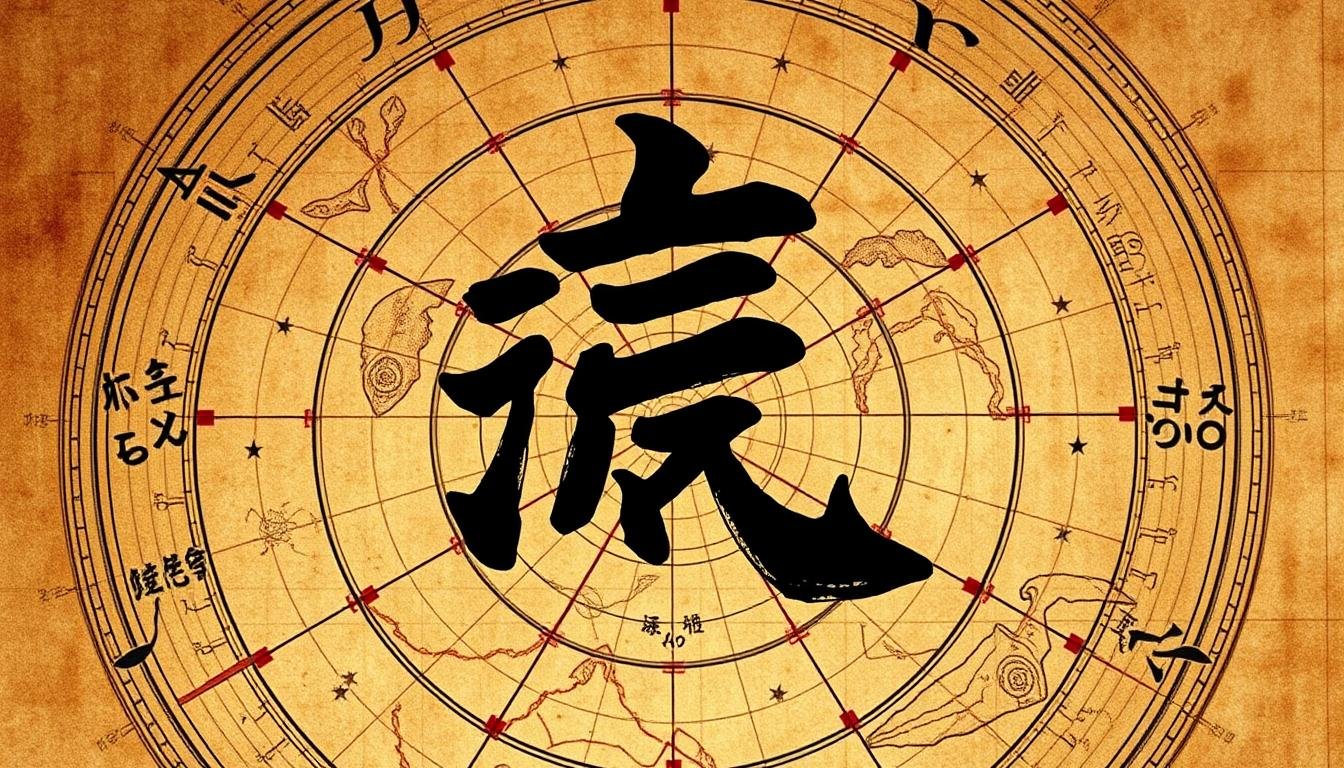 A traditional Chinese calligraphic rendering of the character "字", prominently displayed against a backdrop of a celestial map. The character is rendered in a bold, elegant stroke, with a sense of gravity and poise, reflecting the wisdom and precision of traditional Chinese astrology. The celestial map in the background features intricate star patterns and planetary alignments, evoking the interconnected nature of the heavens and earthly matters. The overall composition conveys a harmonious balance between the tangible and the esoteric, inviting the viewer to contemplate the depth and nuance of Chinese cultural heritage.