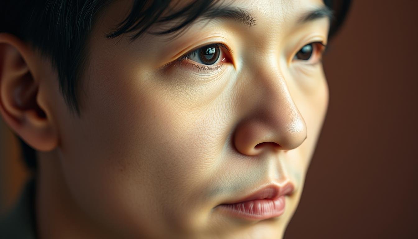 A detailed close-up portrait of a thoughtful-looking person with prominent cheekbones and a distinct facial structure, often associated with the "Bao Tian" physiognomy. The subject's expression is introspective, with a hint of wisdom and depth. Soft, warm lighting illuminates the face, creating a contemplative and serene atmosphere. The background is blurred, keeping the focus on the subject's captivating features. The image captures the essence of the "Bao Tian" facial characteristics and their potential insights into one's personality, fortune, and interpersonal dynamics. A detailed close-up portrait of a thoughtful-looking person with prominent cheekbones and a distinct facial structure, often associated with the "Bao Tian" physiognomy. The subject's expression is introspective, with a hint of wisdom and depth. Soft, warm lighting illuminates the face, creating a contemplative and serene atmosphere. The background is blurred, keeping the focus on the subject's captivating features. The image captures the essence of the "Bao Tian" facial characteristics and their potential insights into one's personality, fortune, and interpersonal dynamics.