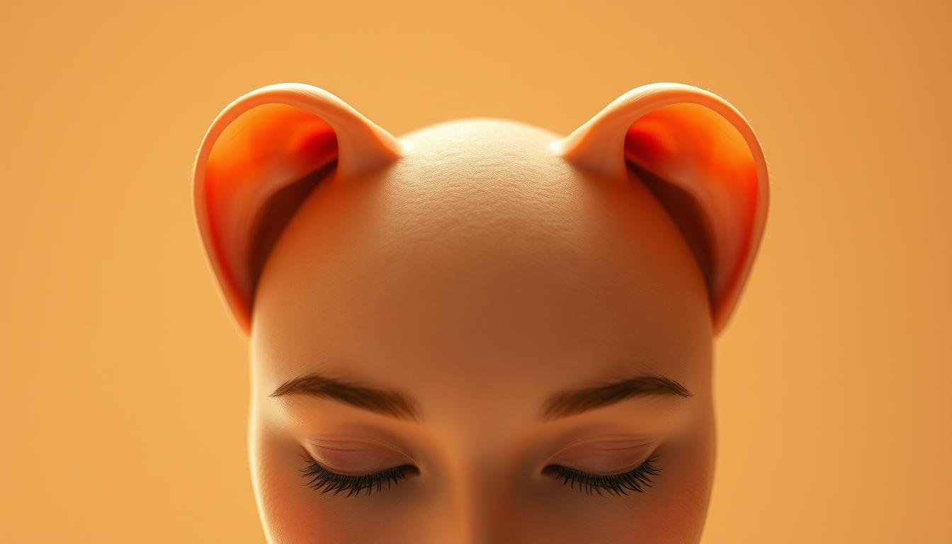 A graceful pair of ears, delicately balanced atop a serene face. Soft, lobe-like appendages that hint at a life's journey, a tapestry of parental bonds, learning, and prosperity. Captured in a warm, diffused light that caresses the contours, revealing the wisdom etched within. Framed by a tranquil, ethereal backdrop that allows the focal point to command attention, inviting the viewer to ponder the insights hidden in this subtle yet captivating facial feature. A study in harmonious physiognomy, where the ears speak volumes about the individual's destiny. A graceful pair of ears, delicately balanced atop a serene face. Soft, lobe-like appendages that hint at a life's journey, a tapestry of parental bonds, learning, and prosperity. Captured in a warm, diffused light that caresses the contours, revealing the wisdom etched within. Framed by a tranquil, ethereal backdrop that allows the focal point to command attention, inviting the viewer to ponder the insights hidden in this subtle yet captivating facial feature. A study in harmonious physiognomy, where the ears speak volumes about the individual's destiny.