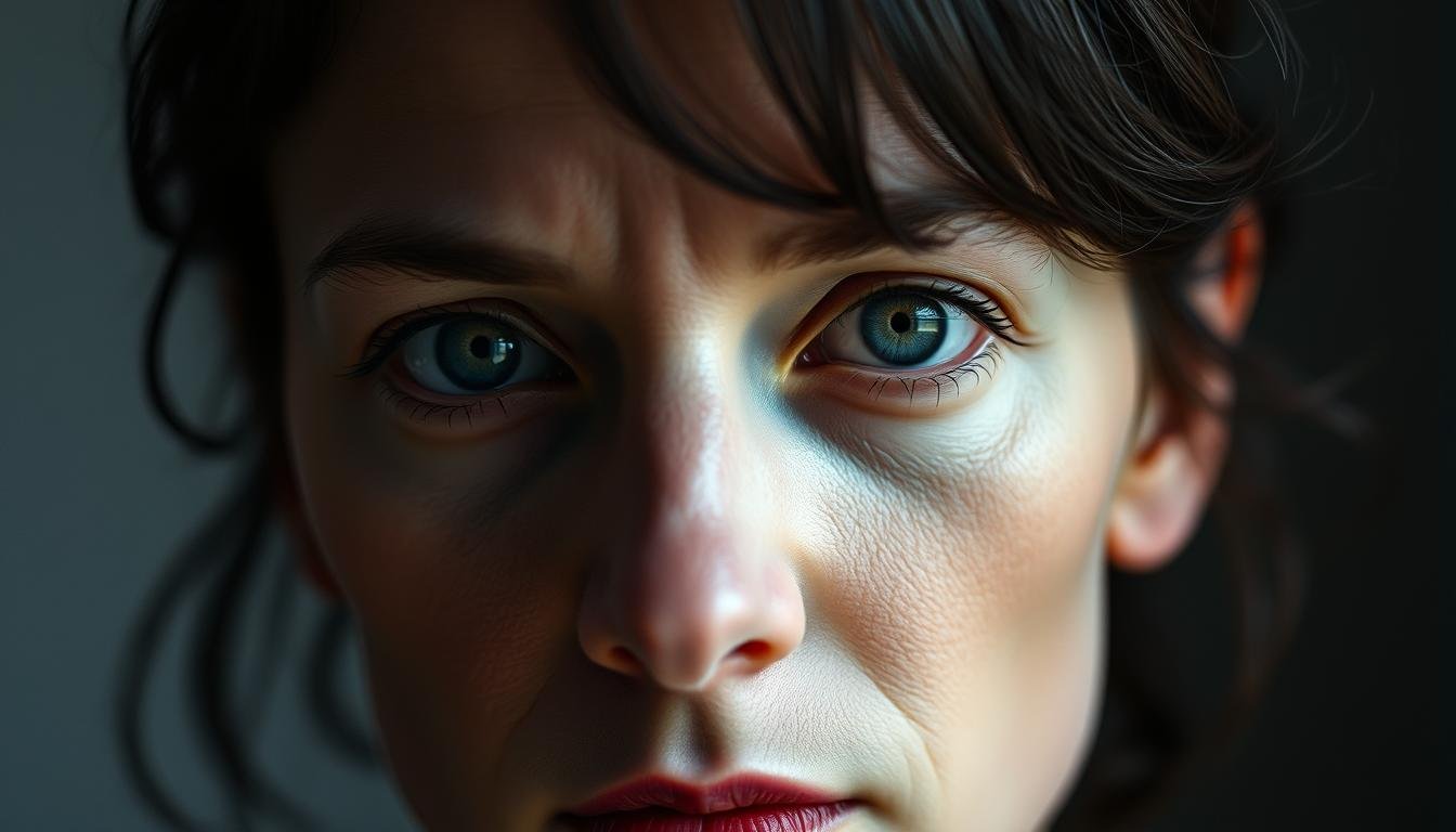 A pensive figure with piercing "three-white-eye" gaze, bathed in soft, diffused light. The subject's face is in sharp focus, with delicate facial features and a serene, contemplative expression. The background is blurred, creating a sense of depth and drawing the viewer's attention to the eyes - windows into the person's inner world. Subtle details, like the faint lines around the eyes and the slight tilt of the head, suggest a lifetime of experiences. The overall mood is introspective and serene, hinting at the complex interplay between destiny, intuition, and self-awareness. A pensive figure with piercing "three-white-eye" gaze, bathed in soft, diffused light. The subject's face is in sharp focus, with delicate facial features and a serene, contemplative expression. The background is blurred, creating a sense of depth and drawing the viewer's attention to the eyes - windows into the person's inner world. Subtle details, like the faint lines around the eyes and the slight tilt of the head, suggest a lifetime of experiences. The overall mood is introspective and serene, hinting at the complex interplay between destiny, intuition, and self-awareness.