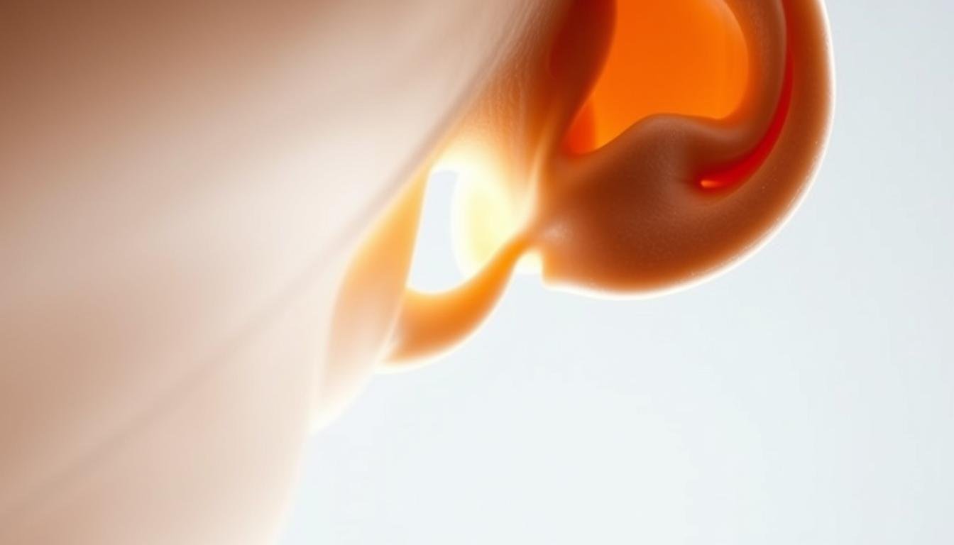 A close-up, high-resolution photograph of the zygoma, or cheekbone, with impeccable anatomical detail. The bone structure is elegantly illuminated by a soft, diffused light, creating a visually striking and informative image. The perspective is slightly angled to reveal the distinct contours and prominent features of this prominent facial landmark. The image is crisp, clean, and showcases the bone's intricate architecture in a manner that is both scientifically accurate and aesthetically pleasing. The overall mood is one of clinical precision and artistic refinement, suitable for an in-depth analysis of facial features and their meanings.