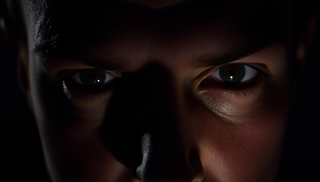 A close-up portrait of a person's face, with a strong emphasis on their eyes. The eyes are the focal point, appearing piercing and intense, conveying a sense of insight and intuition associated with the ancient art of physiognomy. The lighting is dramatic, creating deep shadows and highlights that accentuate the contours and details of the eyes, brows, and facial features. The background is blurred and muted, allowing the eyes to command the viewer's attention. The overall mood is one of introspection and mystery, hinting at the hidden secrets and profound insights that lie within the subject's gaze and the practice of facial analysis. A close-up portrait of a person's face, with a strong emphasis on their eyes. The eyes are the focal point, appearing piercing and intense, conveying a sense of insight and intuition associated with the ancient art of physiognomy. The lighting is dramatic, creating deep shadows and highlights that accentuate the contours and details of the eyes, brows, and facial features. The background is blurred and muted, allowing the eyes to command the viewer's attention. The overall mood is one of introspection and mystery, hinting at the hidden secrets and profound insights that lie within the subject's gaze and the practice of facial analysis.