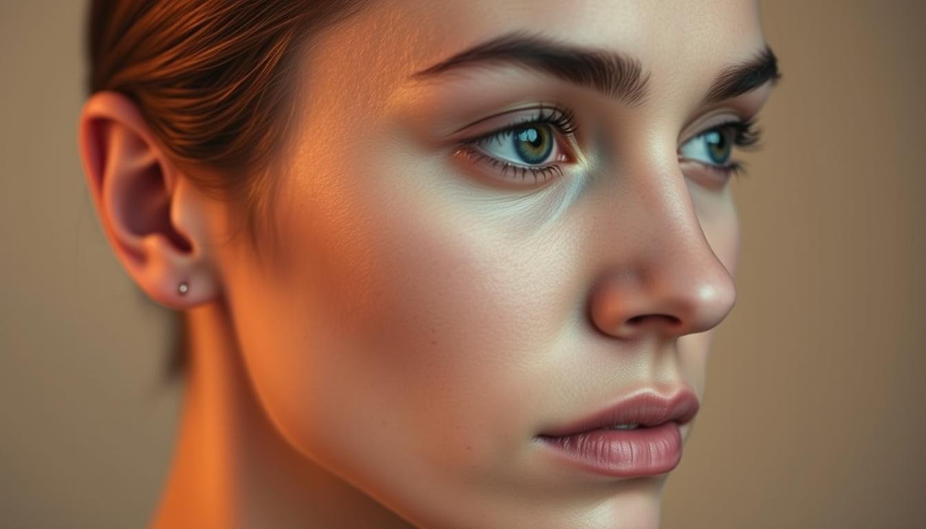 A modern interpretation of physiognomy, depicting a serene facial profile in high-resolution detail. The subject's eyes are striking, conveying a sense of inner wisdom and self-reflection. The lighting is soft and diffused, creating a warm, contemplative atmosphere. The background is a muted, neutral palette, allowing the facial features to take center stage. The composition is balanced, with the subject placed slightly off-center, drawing the viewer's attention to the intricate details of the face. The overall mood is one of introspection and self-understanding, reflecting the themes of the article's section on the modern applications of physiognomy in personal relationships and self-awareness. A modern interpretation of physiognomy, depicting a serene facial profile in high-resolution detail. The subject's eyes are striking, conveying a sense of inner wisdom and self-reflection. The lighting is soft and diffused, creating a warm, contemplative atmosphere. The background is a muted, neutral palette, allowing the facial features to take center stage. The composition is balanced, with the subject placed slightly off-center, drawing the viewer's attention to the intricate details of the face. The overall mood is one of introspection and self-understanding, reflecting the themes of the article's section on the modern applications of physiognomy in personal relationships and self-awareness.