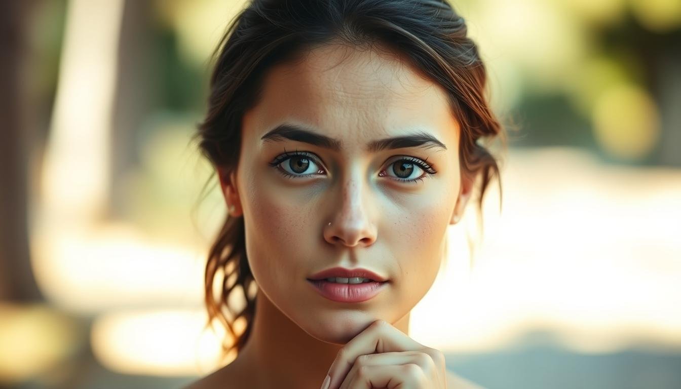 A thoughtful, contemplative young woman in natural lighting, capturing the essence of a single, independent woman. Her serene yet determined expression reflects the depth and complexity of her personality. The image has a soft, warm color palette, with a slightly blurred background to keep the focus on her face. The composition is carefully balanced, with the subject's gaze drawing the viewer in. The overall mood is one of introspection and self-assurance, hinting at the unique characteristics that define the modern single woman. A thoughtful, contemplative young woman in natural lighting, capturing the essence of a single, independent woman. Her serene yet determined expression reflects the depth and complexity of her personality. The image has a soft, warm color palette, with a slightly blurred background to keep the focus on her face. The composition is carefully balanced, with the subject's gaze drawing the viewer in. The overall mood is one of introspection and self-assurance, hinting at the unique characteristics that define the modern single woman.